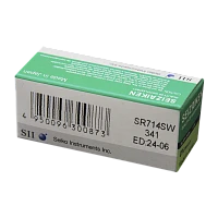 Батарейка SEIZAIKEN 341 (SR714SW) Silver Oxide 1.55V (1/10/100/1000)