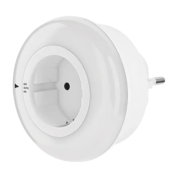 Ночник Фотон NM-500A LED 220V в розетку 2 режима белый (1/10/90)