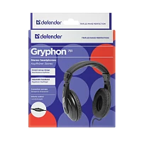 Наушники полноразмерные Defender 751 Gryphon черный (1/20)