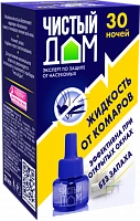 Жидкость от комаров Чистый дом 30 ночей 29мл (1/80)