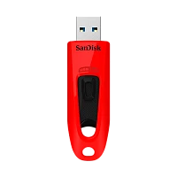 Флеш-накопитель SanDisk Ultra CZ48 64GB USB3.0 пластик красный