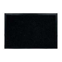 Коврик придверный VORTEX "TRIP" 60х90см ребристый черный (1/10)