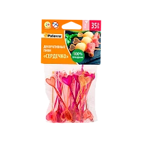 Декоративные пики Paterra "СЕРДЕЧКО" 85 мм 35шт в упаковке (1/100)