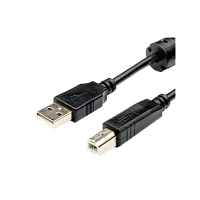 Кабель Atcom USB (m)-USB B (m) 1.5м силикон стаб.напр. черный (1/250)