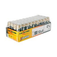 Батарейка ANSMANN X-POWER LR6 SR4, в упак 40 шт