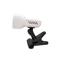 Светильник настольный Ultraflash UF-381 40W 230V E27 прищепка ЛОН белый (1/40)