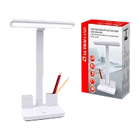 Светильник настольный Ultraflash UF-814 9W 230V на основании смена цветовой температуры белый (1/20)