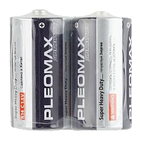 Батарейка Pleomax Super R14 C Shrink 2 Heavy Duty 1.5V (2/24/480/9600)