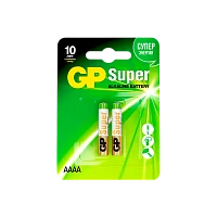 Батарейка GP Super AAAA/25A/LR61/LR8D425 BL2 Alkaline 1.5V (2/20/160) R
