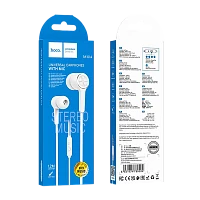 Наушники внутриканальные HOCO M104 с микр. белый (1/420)