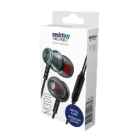 Наушники внутриканальные Smartbuy M300 с микр. серый в коробке (1/60)