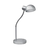 Светильник настольный Camelion KD-306 40W 220V E27 на основании серебряный (1/12)