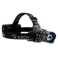 Фонарь налобный Космос KOC854Lit от аккумулятора (1/10/60)