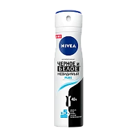 Дезодорант женский Nivea невидимая защита PURE спрей 150мл (1/6)
