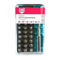 Набор насадок Smartbuy One Tools 31 предмет, биты SL, PH, PZ, HEX,TORX по 6 шт