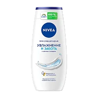 Гель для душа Nivea Увлажнение и Забота 250мл (1/12)