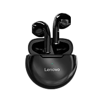 Наушники вставные Lenovo HT38 bluetooth 5.0 с микр. черный 