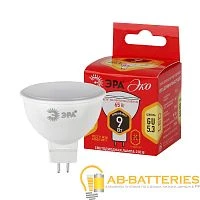 Лампа светодиодная ЭРА MR16 GU5.3 9W 4000К 220-240V софит Eco матовая