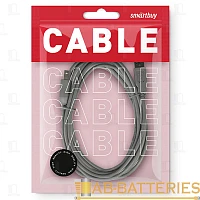 Кабель Smartbuy K-570 USB (m)-USB B (m) 5м силикон черный (1/20)