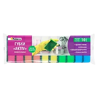 Губки кухонные PATERRA AKTIV (maxi) 60 х 90 мм 10шт в упаковке (1/34)