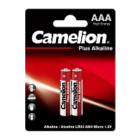 Батарейка Camelion Plus LR03 AAA BL2 Alkaline 1.5V (2/24/576/17280)