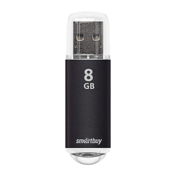 Флеш-накопитель Smartbuy V-Cut 8GB USB2.0 пластик черный