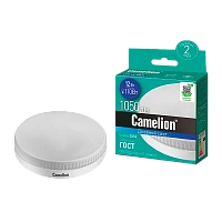 Лампа светодиодная Camelion GX53 12W 6500К 170-265V таблетка матовая (1/5/100)