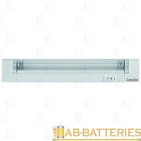 Светильник люминесцентный Camelion WL-2001 13W 220V 1LED накладной с выключателем белый (1/30)