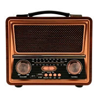 Радиоприемник DEESPI S1219 RE-09 пластик BT/AM/FM/SW/USB/AUX/MicroSD РЕТРО-стиль