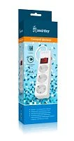 Сетевой фильтр Smartbuy SBSP-3-18-W 3р.С/З 16A 1.8м белый