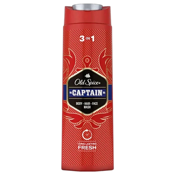 Гель для душа мужской Old Spice Captain 3 в 1 400мл