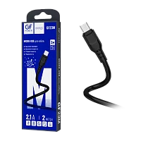 Кабель GFPower 23M USB (m)-microUSB (m) 2м 2.1A ПВХ черный (1/200/800)