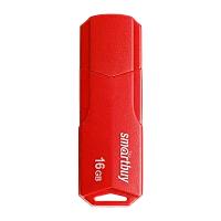 Флеш-накопитель Smartbuy Clue 16GB USB2.0 пластик красный