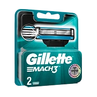 Сменные кассеты Gillette "MACH3" 3 лезвия 1шт. (цена за 1 шт) (1/10)