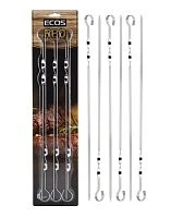 Шампуры Ecos ND-301D 450x10x1.5мм прямой 6шт. (1/6/24)