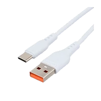 Кабель GoPower GP01T-2M USB (m)-Type-C (m) 2м 2.1A белый (1/200/800)