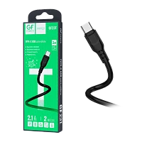 Кабель GFPower 23T USB (m)-Type-C (m) 2м 2.1A ПВХ черный (1/200/800)