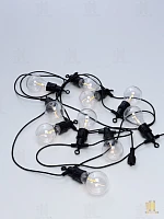 Гирлянда Космос 10LED 5+2м уличная нить 1 режим белый (1/20)