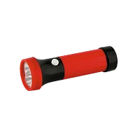Фонарь универсальный Ultraflash 3002-ТН 0.4W 3LED от батареек IP44 красный черный (1/25/300)