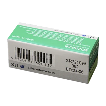 Батарейка SEIZAIKEN 362 (SR721SW) Silver Oxide 1.55V (1/10/100/1000)