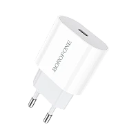 Сетевое З/У Borofone BA61A Type-C 2.1A белый (1/35/140)