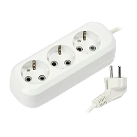 Удлинитель Smartbuy 3р.С/З 16A 3.0м белый (1/40)