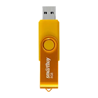 Флеш-накопитель Smartbuy Twist 8GB USB2.0 пластик желтый