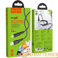Кабель HOCO X58 USB (m)-Type-C (m) 1м 3.0A силикон черный (1/22/220)