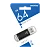 Флеш-накопитель Smartbuy V-Cut 64GB USB2.0 пластик черный