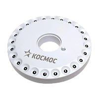 Фонарь туристический Космос 3031 24LED от батареек диск белый (1/12/36)