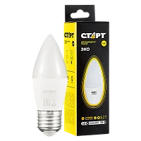 Лампа светодиодная Старт Candle C37 E27 10W 2700К 220V свеча WS (1/10/100)