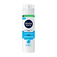 Гель для бритья Nivea Охлаждающий для чувствительной кожи 200мл (1/12)