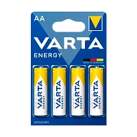 Батарейка Varta ENERGY LR6 AA BL4 Alkaline 1.5V (4106) (4/80/400)
