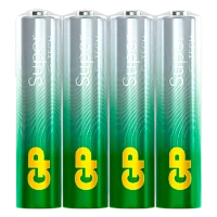 Батарейка GP Super G-Tech LR03 AAA Shrink 4 Alkaline 1.5V (4/96/384)